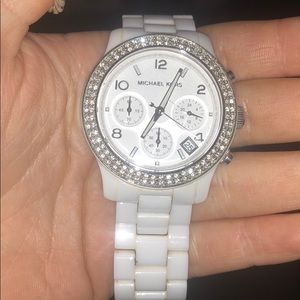 Michael Kors Ceramic White Watch